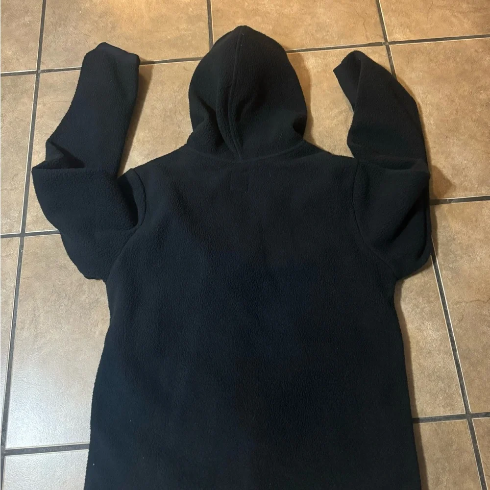 Mens Vuori Black Fleece Sherpa Morrow Pullover Hoodie Size L - Picture 3 of 4